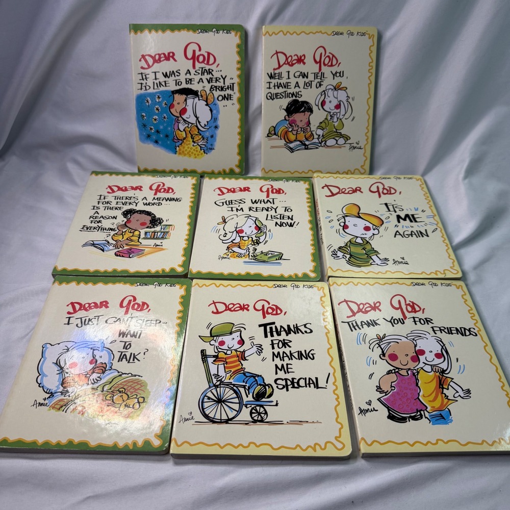 Dear God Kids‎ Book Lot of 8 Annie Fitzgerald Flying Frog Publishing Religious